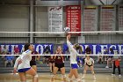 VB vs RIC  Wheaton Women's Volleyball vs Rhode Island College. - Photo by Keith Nordstrom : Wheaton, Volleyball, VB